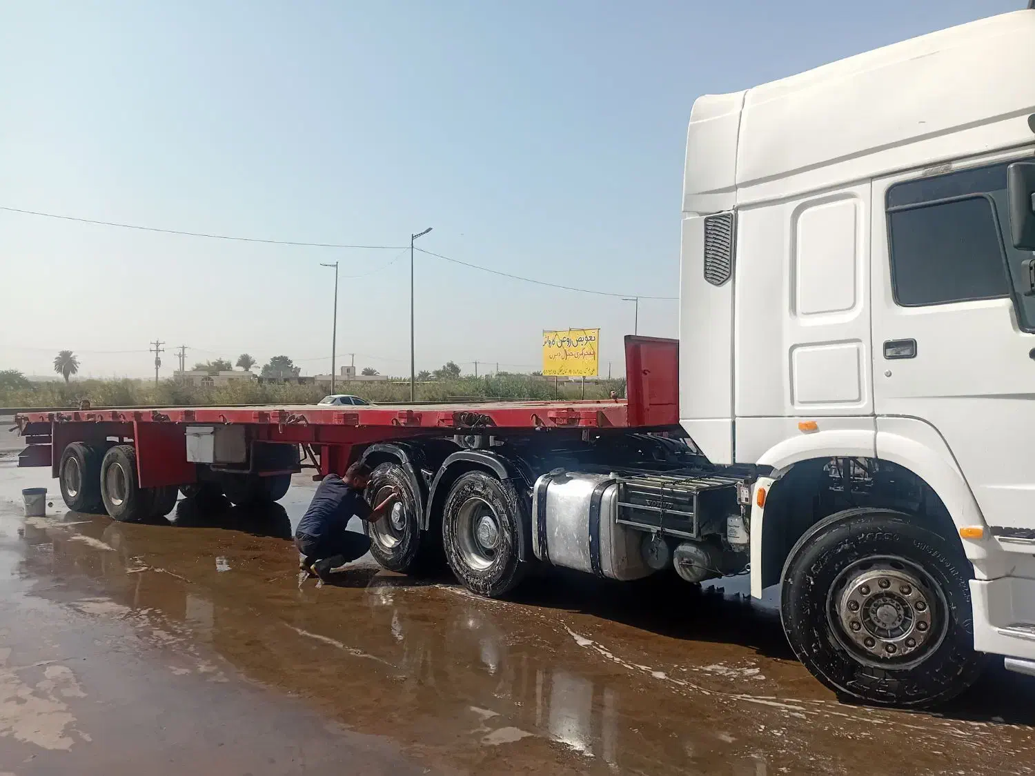 جابجایی حمل بار با تریلی کفی|خدمات حمل و نقل|اهواز, سلطانمنش|دیوار