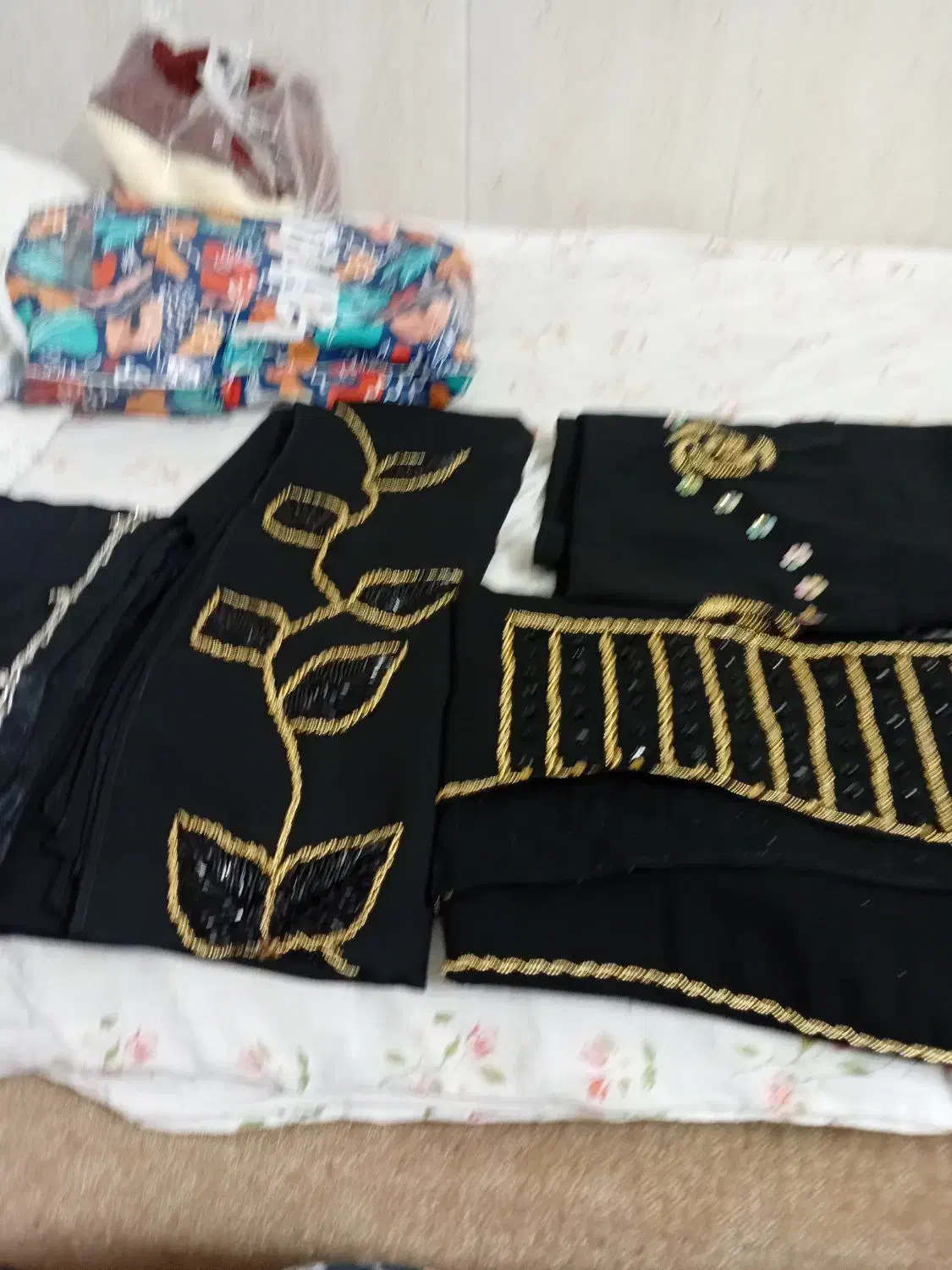 شال مشکی مجلسی|لباس|بهبهان, |دیوار