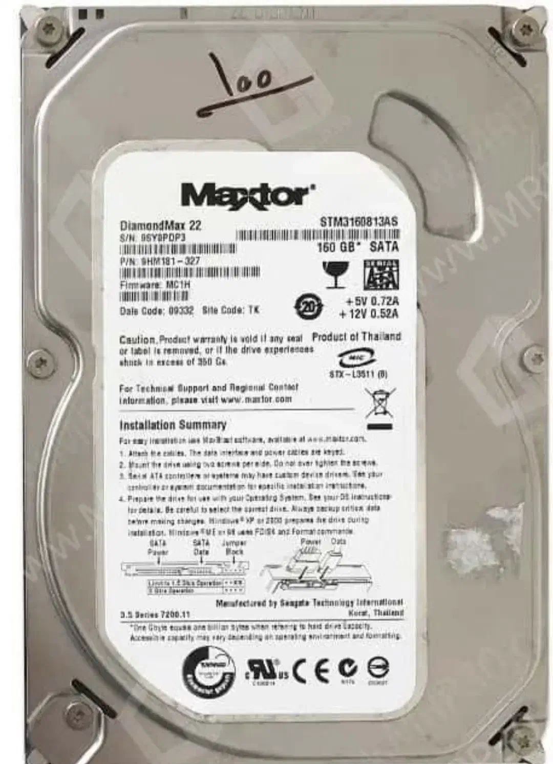 هارد ۱۶۰ گیگ|قطعات و لوازم جانبی رایانه|اردکان, |دیوار