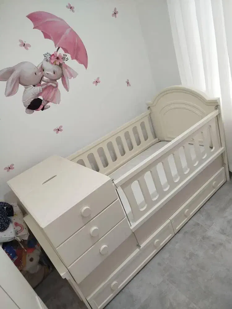 سیسمونی دومنظوره،کمد،داور،میزتحریر،میزآرایش|اسباب و اثاث بچه|رشت, بازار|دیوار