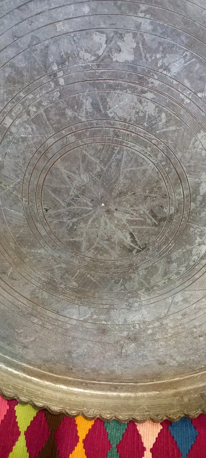 مجمعه مسی قدیمی|کلکسیون اشیاء عتیقه|قم, سرحوض|دیوار