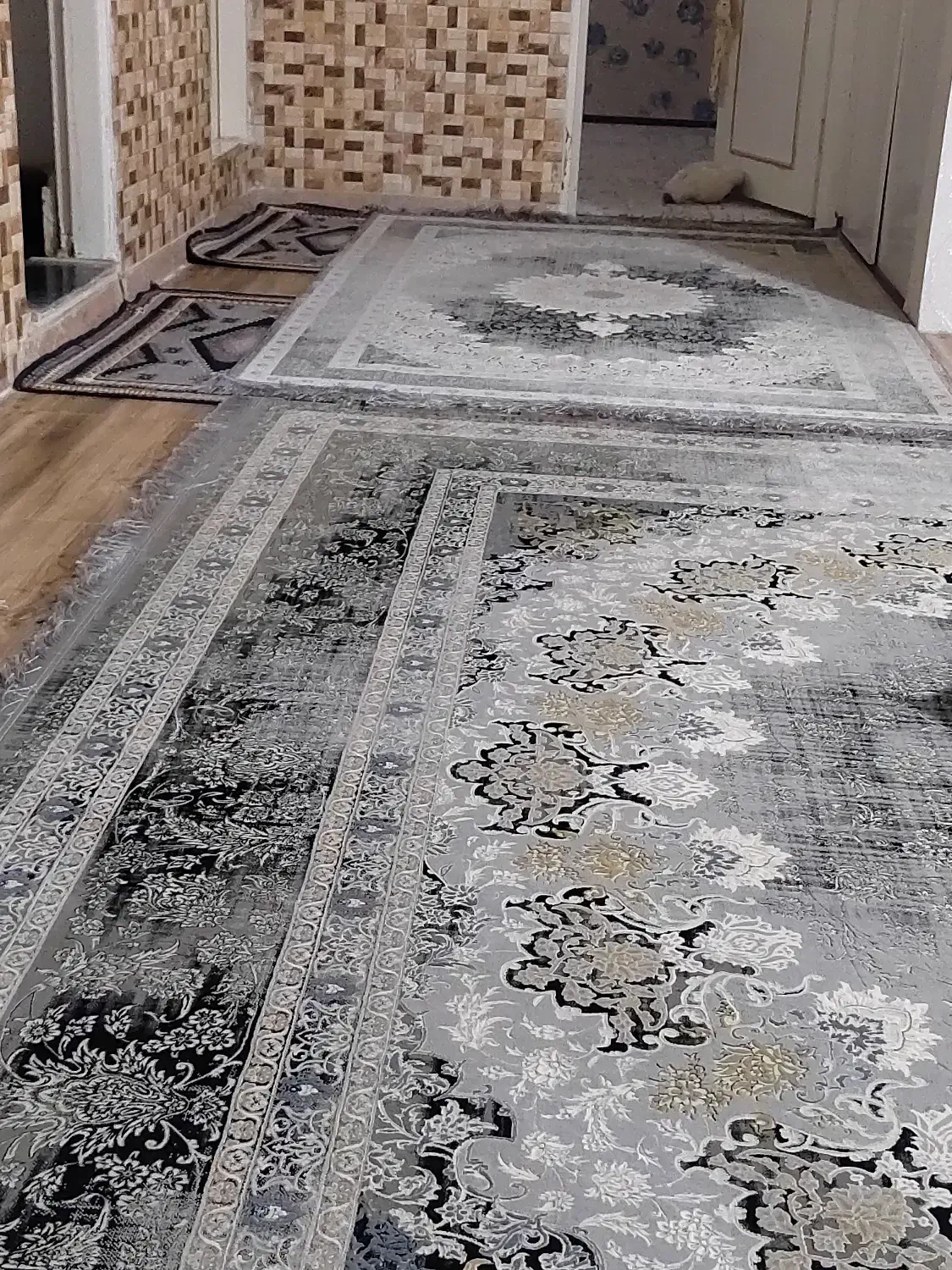 فرش ماشینی وینتج12متری 1200شانه اکرولیک|فرش|گرمی, |دیوار