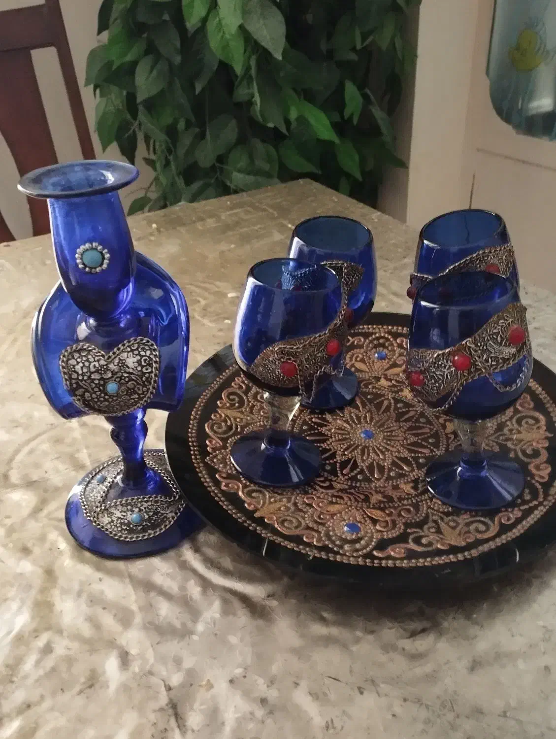 جام وجا شمعی|صنایع دستی و سایر لوازم تزئینی|شیراز, شهرک پرواز|دیوار