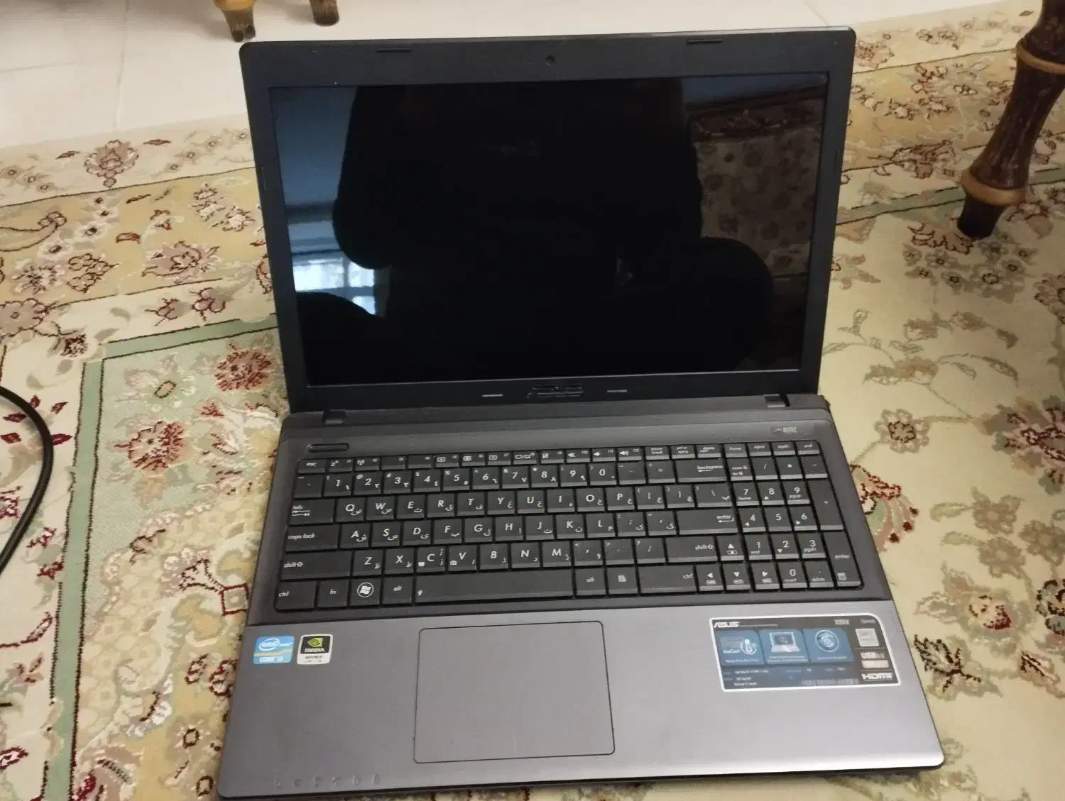 لب تاب مدل Asus x55v پانزده اینچ|رایانه همراه|ارومیه, |دیوار