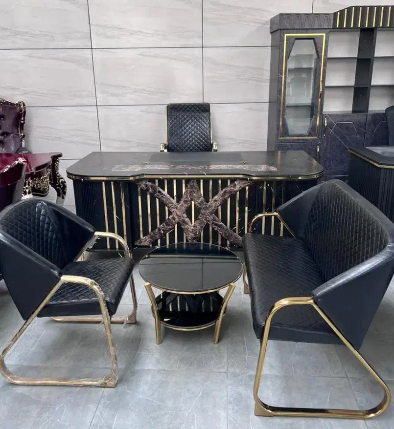 میزوصندلی فلزی،چوبی ست کامل مدیریتی منشی کانتر مبل|دفتر کار|تبریز, |دیوار