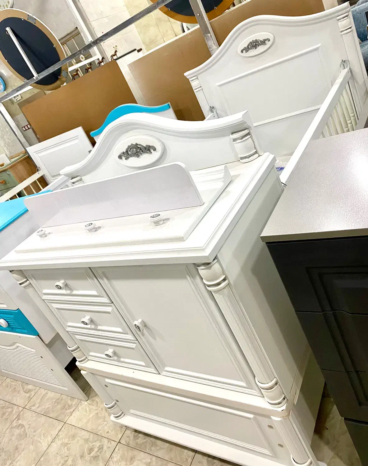 سرویس خواب نوزاد|تخت و صندلی بچه|یاسوج, |دیوار