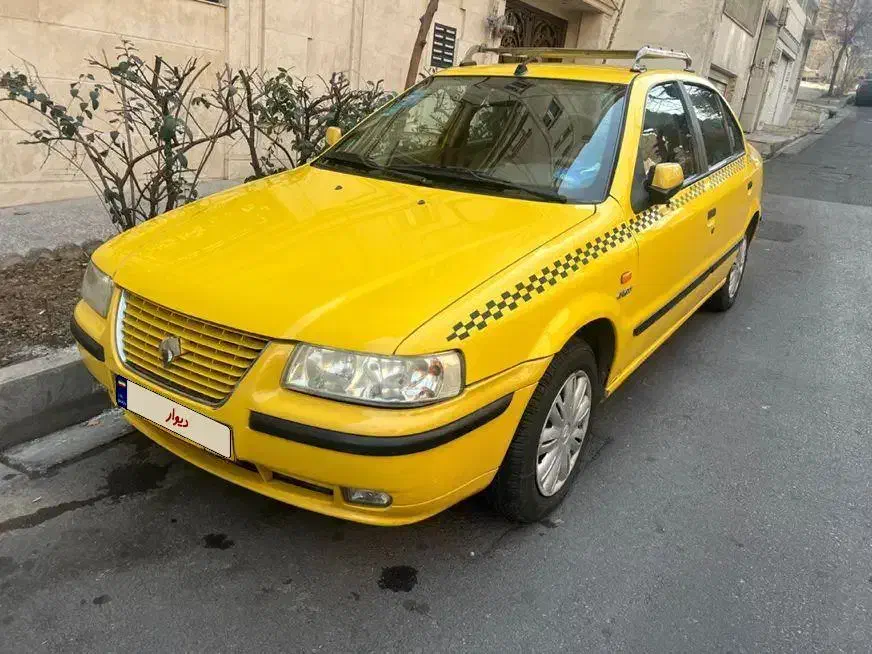 تاکسی سمند گردشی ۹۷|خودرو سواری و وانت|تهران, سید خندان (جلفا)|دیوار