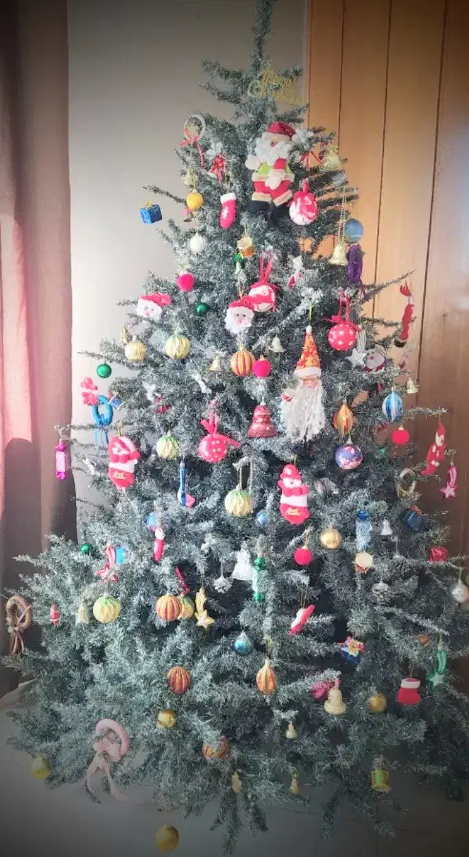 درخت کریسمس|گل مصنوعی|شیراز, بهارستان|دیوار