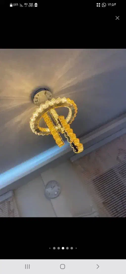 فروش انواع لوسترهای کریستالی ومدرن با کمترین قیمت|لوستر و چراغ آویز|کرج, کمالشهر|دیوار