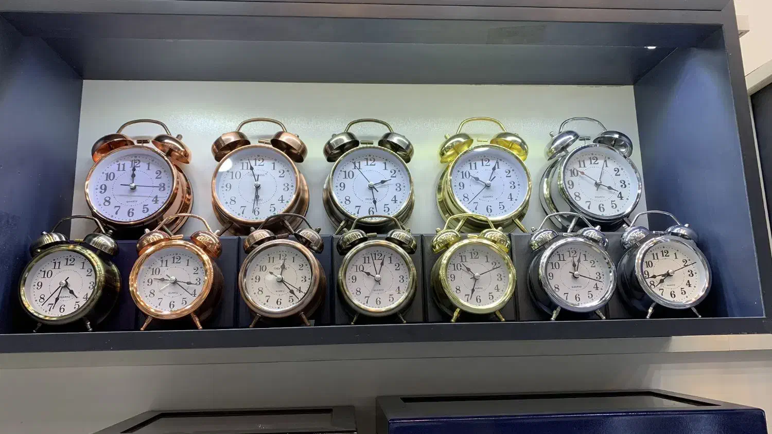 ساعت رومیزی زنگدار چکشی چراغ دار|ساعت دیواری و تزئینی|مشهد, جاهد شهر|دیوار