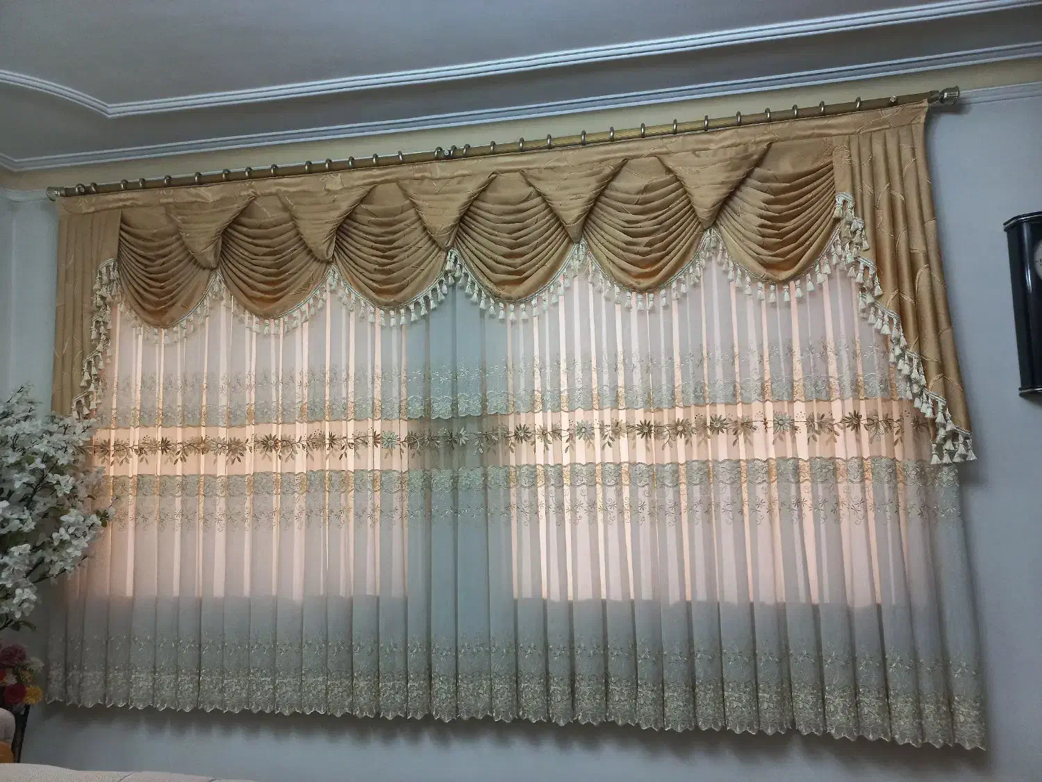 پرده پذیرایی|پرده، رانر، رومیزی|لنگرود, |دیوار
