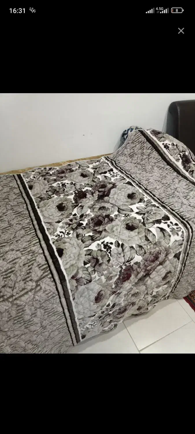 روتختی و روبالشی خارجی تکنفره مخملی|سرویس روتختی|شیراز, قدوسی غربی|دیوار