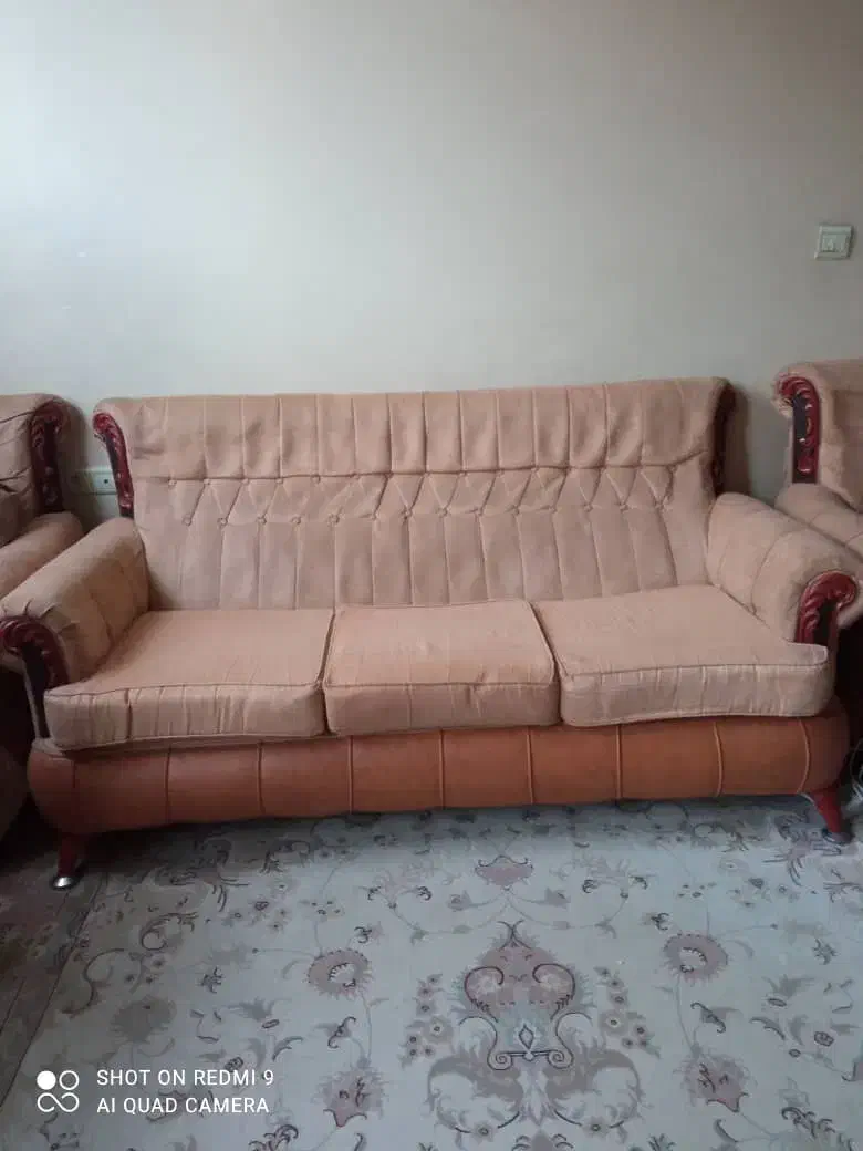 فروش مبل ۷ نفره راحتی|مبلمان خانگی و میز عسلی|شیراز, ترمینال باربری|دیوار