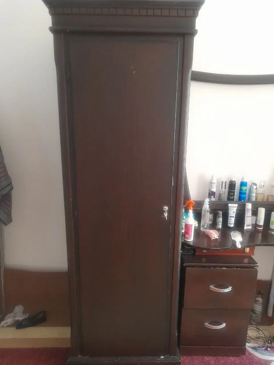 سرویس کمد لباس و دراورفروشی|تخت و سرویس خواب|گلبهار, شهر جدید گلبهار|دیوار