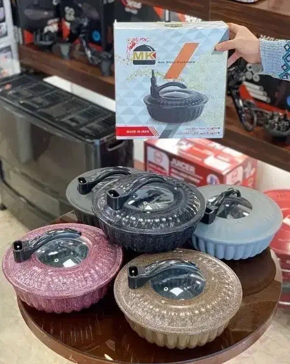 کیک پز پیتزا پز ملینا خزر برقی نچسب طرح دار ساده|اجاق گاز و لوازم برقی پخت‌وپز|مشهد, طلاب|دیوار