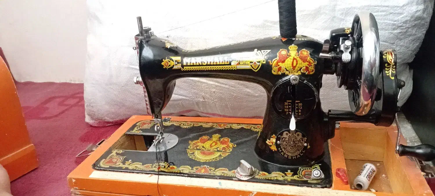 چرخ خیاطی مارشال قدیمی|چرخ خیاطی و ریسندگی|رضویه, |دیوار