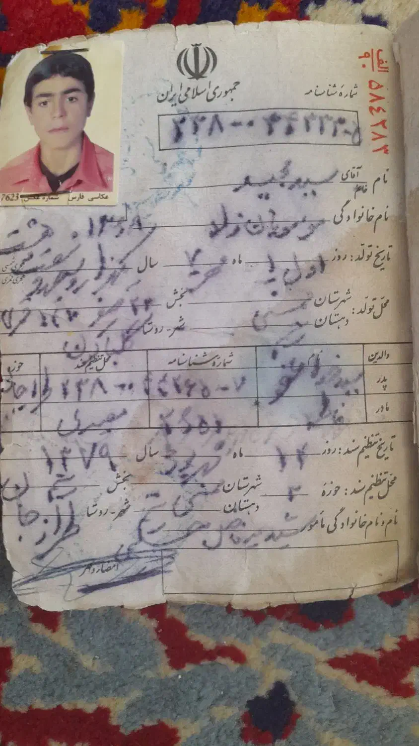 شناسنامه پیداشده|اشیا|یاسوج, |دیوار