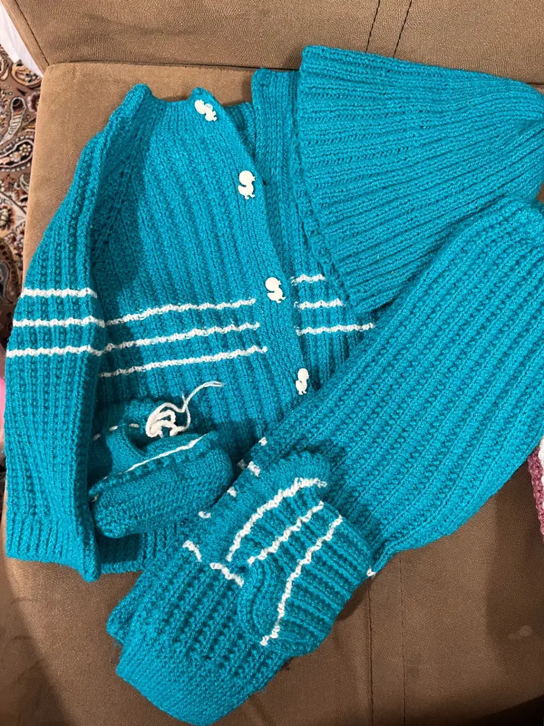 لباس بافت نوزادی|کفش و لباس بچه|فولادشهر, B2|دیوار