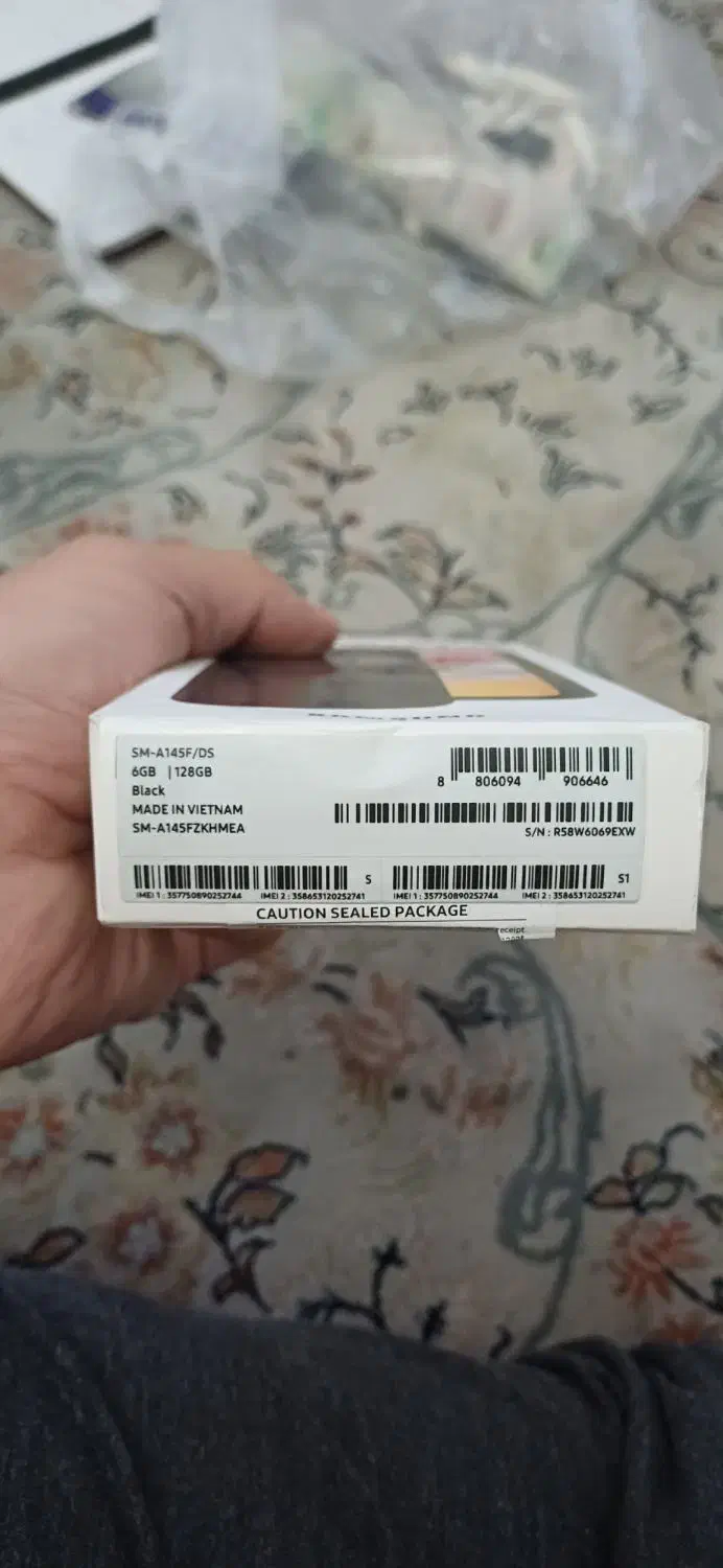 سامسونگ a14 مشکی رام ۶ حافظه ۱۲۸|موبایل|تهران, گلستان (شهرک راه آهن)|دیوار