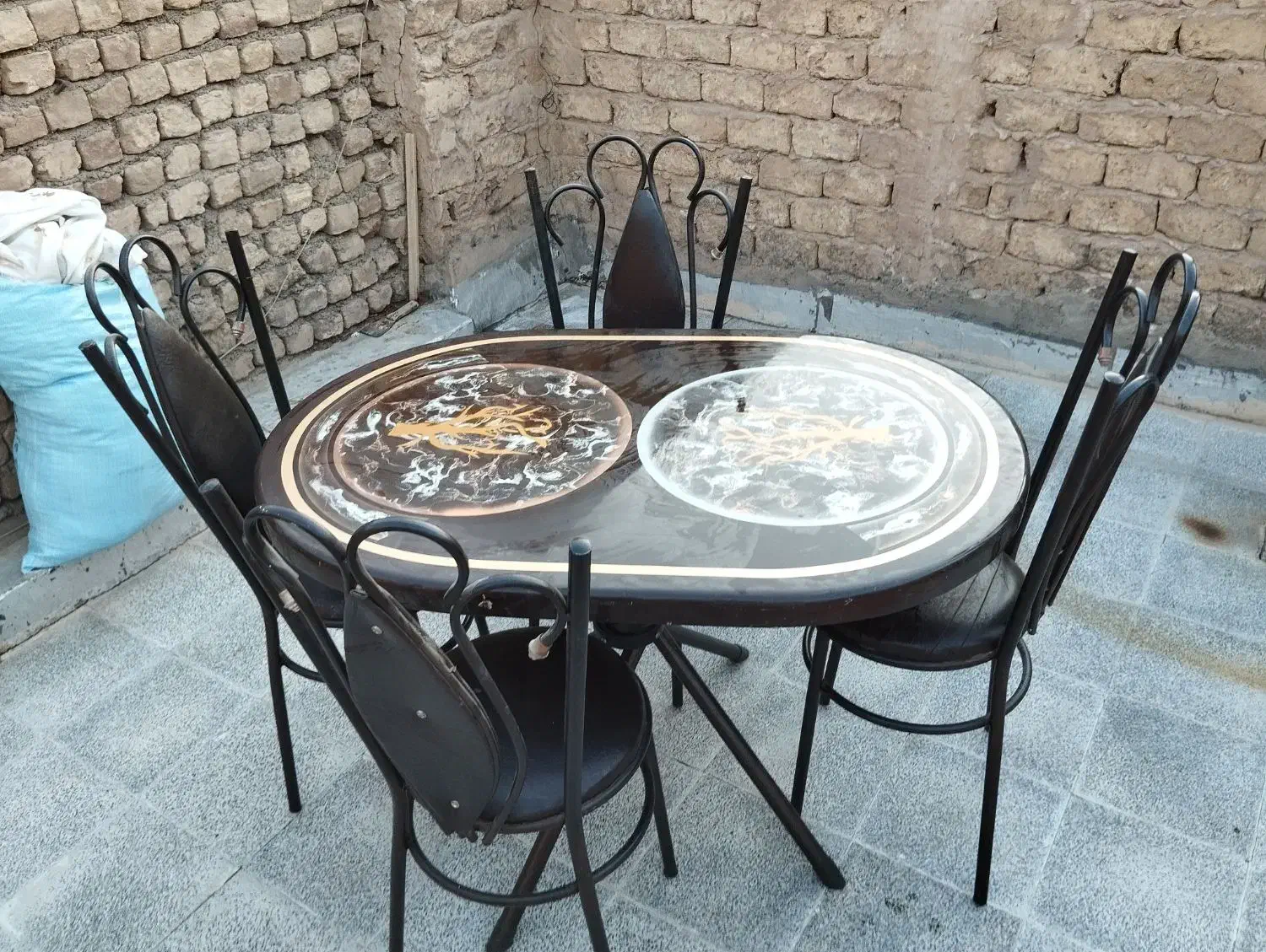 میز نهارخوری ۴نفره|میز و صندلی غذاخوری|قم, ولیعصر|دیوار