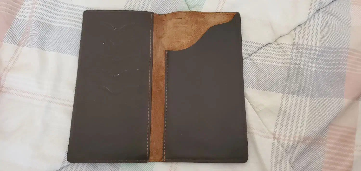 کیف پول ساده چرم|کیف، کفش، کمربند|کیش, |دیوار