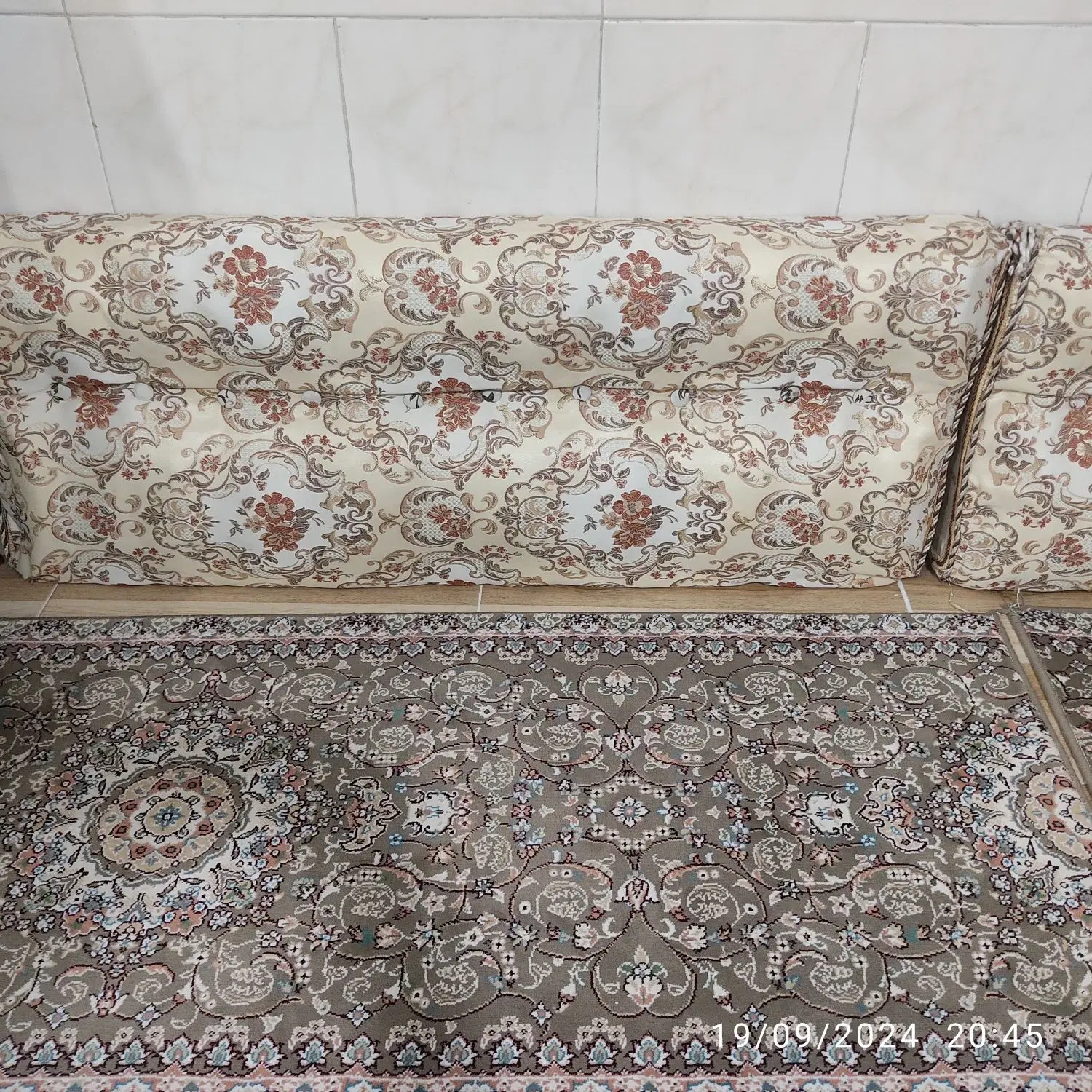 دوتیکه کناره گردویی سالم ۷۰/۲۳۵|فرش|کرمانشاه, |دیوار