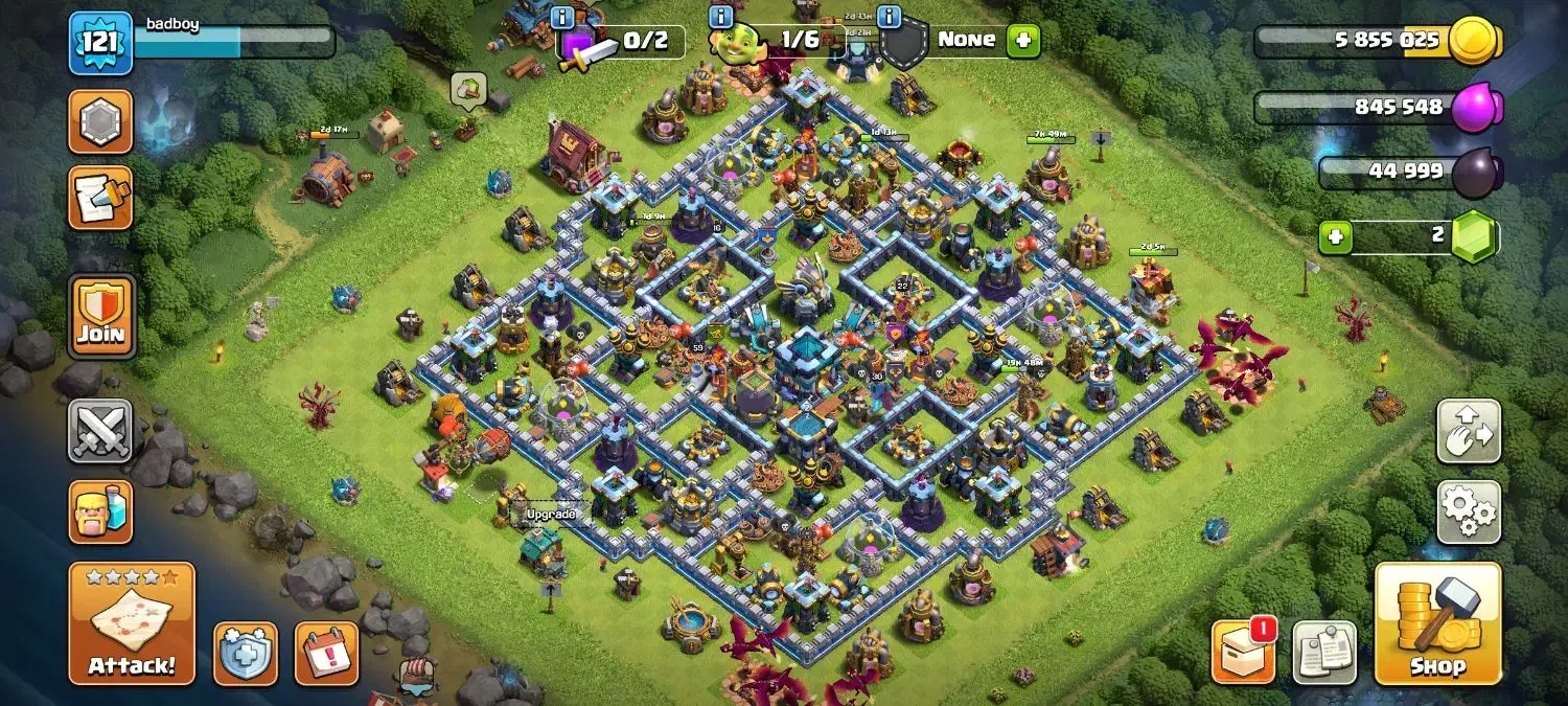 اکانت کلش آف کلنز تان ۱۳|کنسول، بازی ویدئویی و آنلاین|تهران, پردیسان|دیوار