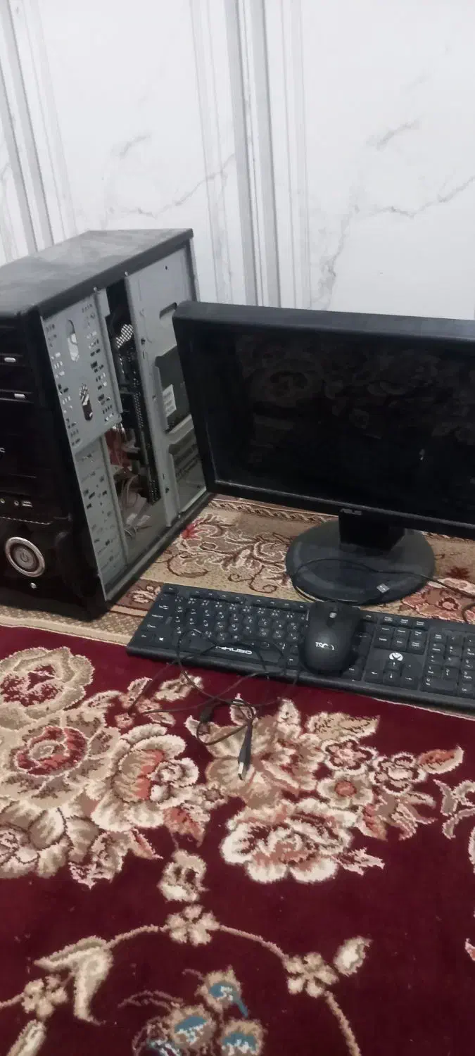 کیس ومانیتو وموس وکیبورد|رایانه رومیزی|اهواز, عین ۲|دیوار