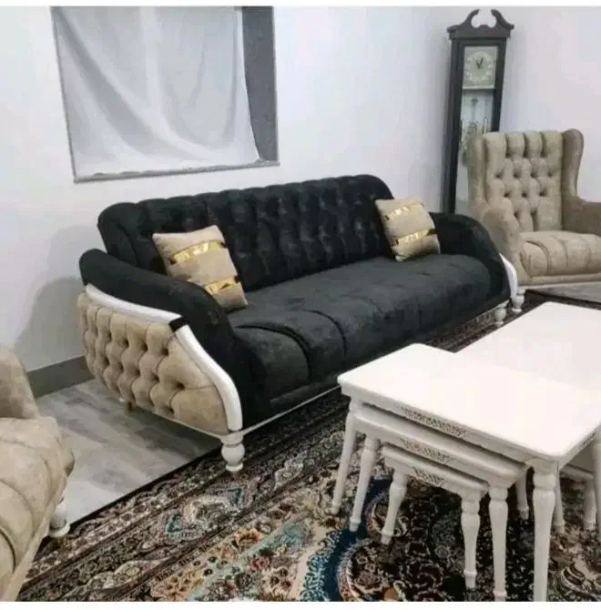 مبل چستر لوکس مکانیزم دار 8 نفره|مبلمان خانگی و میز عسلی|مشکین‌دشت, |دیوار