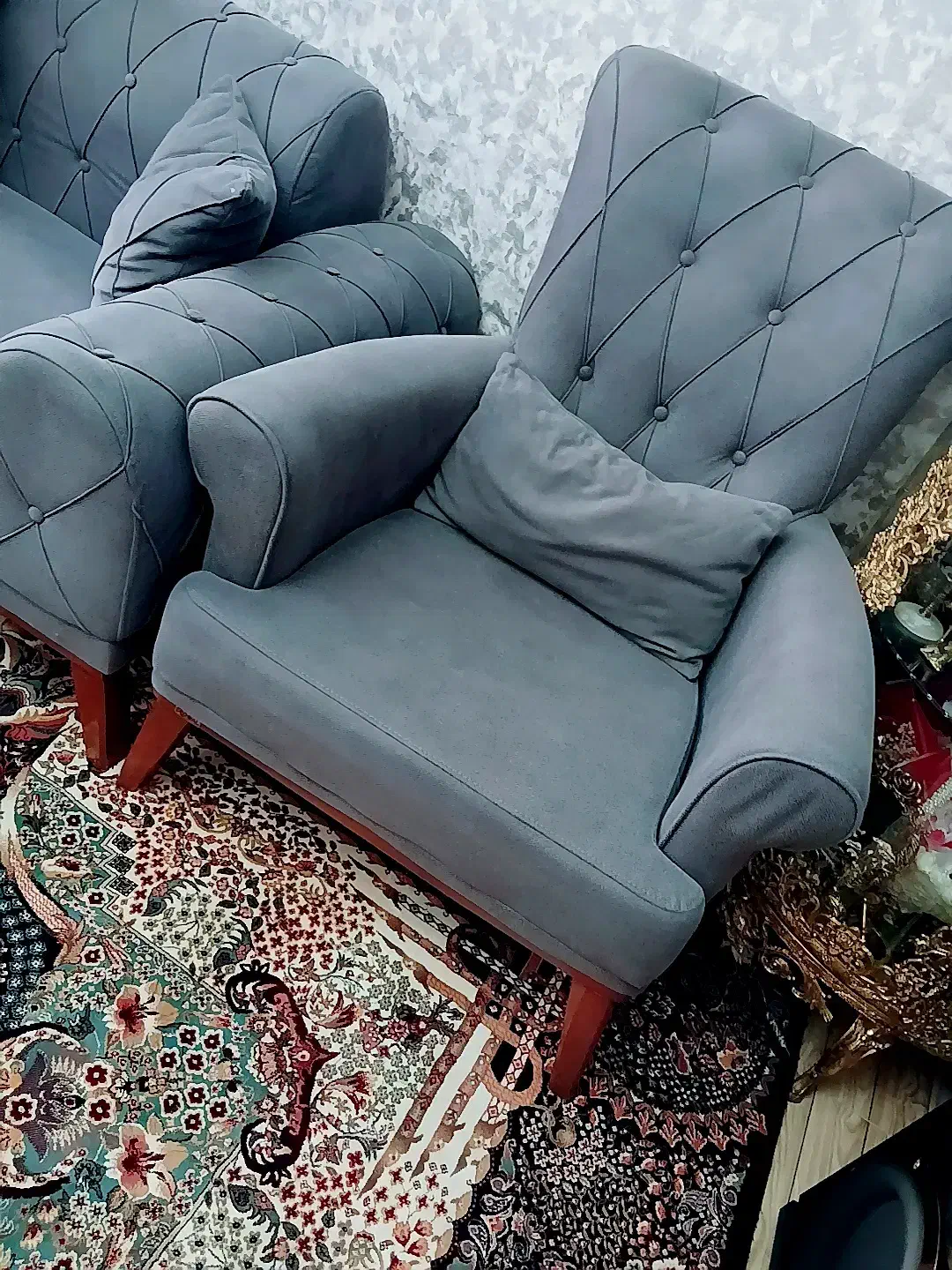 مبل راحتی هفت نفره|مبلمان خانگی و میز عسلی|اسلامشهر, شهرک امام حسین (میان آباد)|دیوار