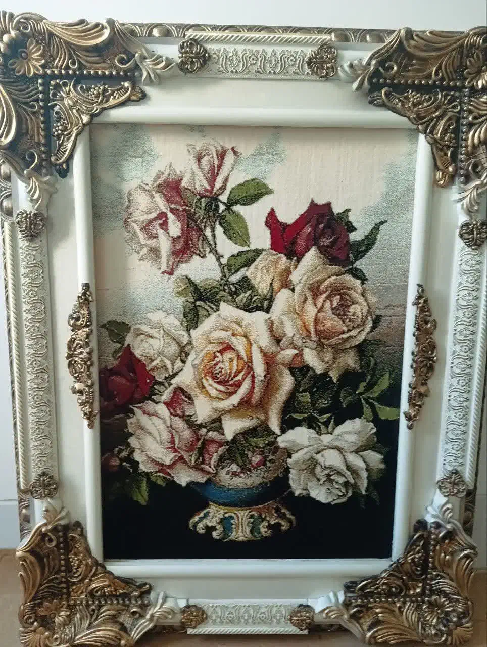 تابلوفرش گل|تابلو فرش|قم, باجک دو|دیوار