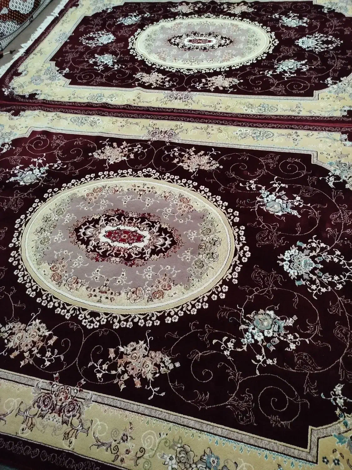 فروش یک جفت فرش 6 متر|فرش|شفت, |دیوار