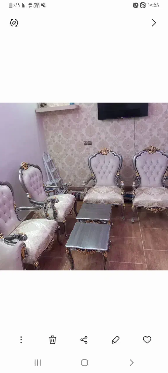 مبل کلاسیک کاملا نو|مبلمان خانگی و میز عسلی|اصفهان, قهجاورستان|دیوار