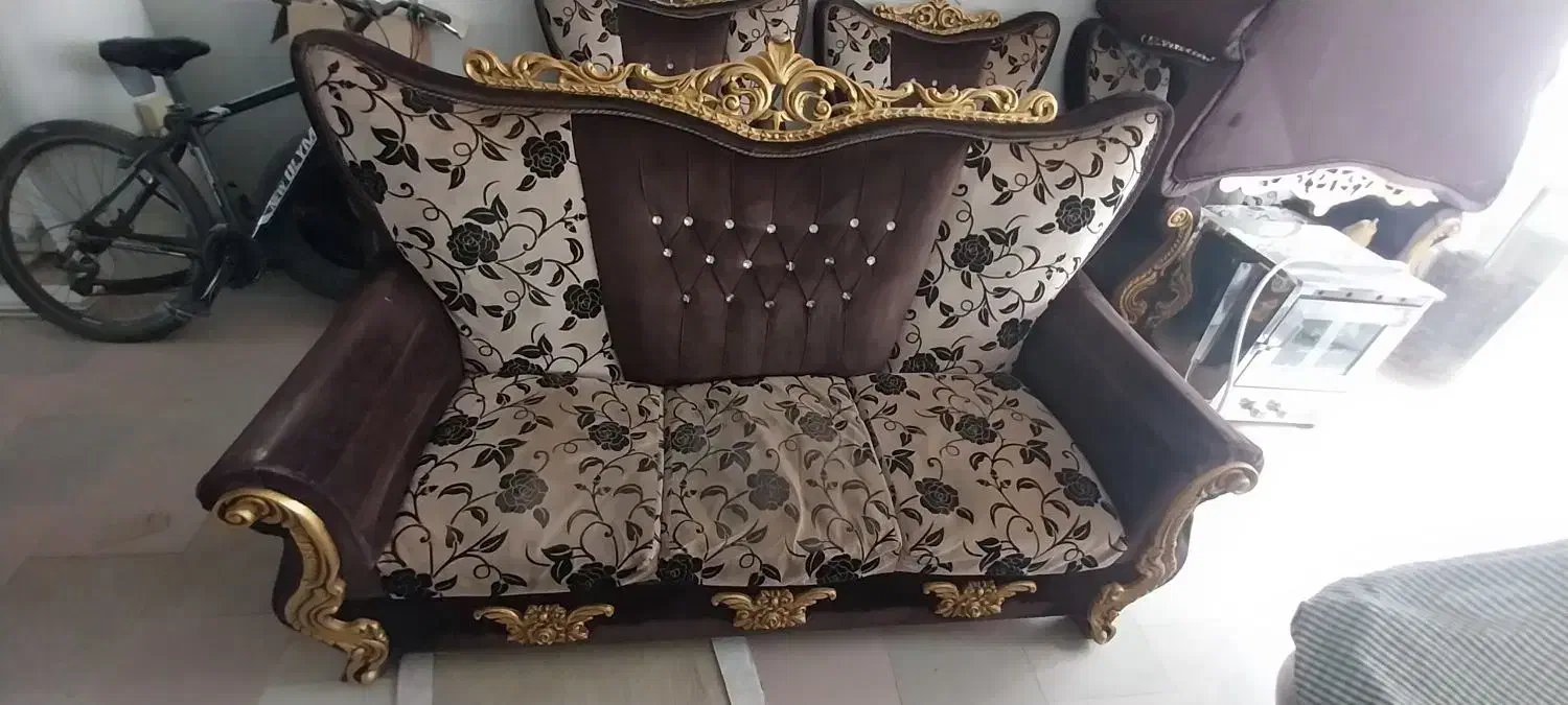 مبل ۹نفره با کیفیت بازدید نایین|مبلمان خانگی و میز عسلی|نائین, |دیوار