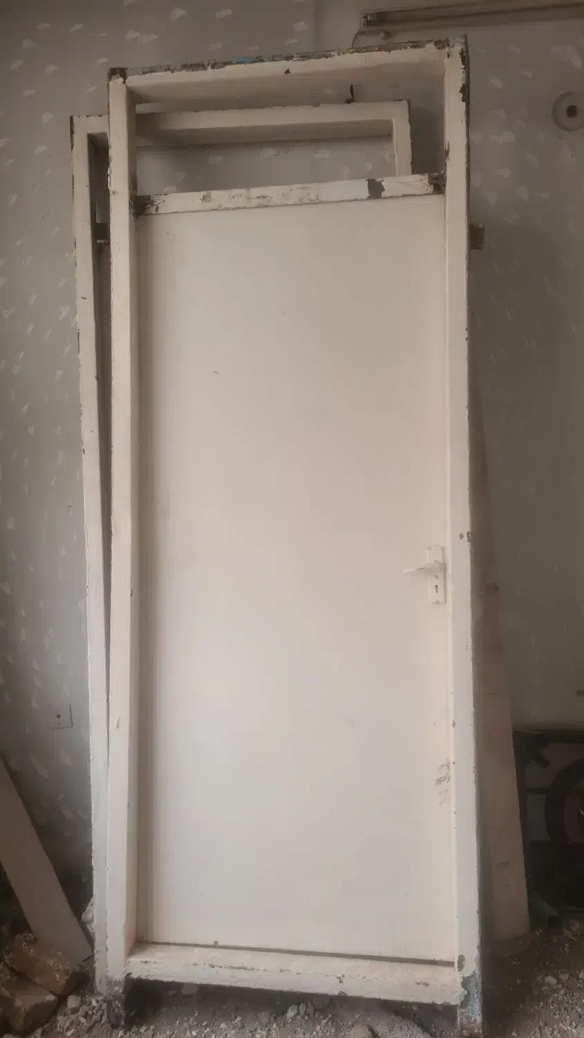 درب اتاقی دو عدد|مصالح و تجهیزات ساختمان|آبیک, |دیوار