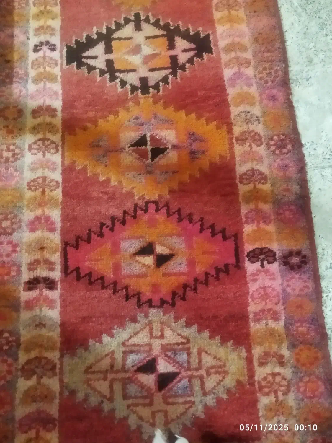 کناره دستباف قدیمی|فرش|سقز, |دیوار