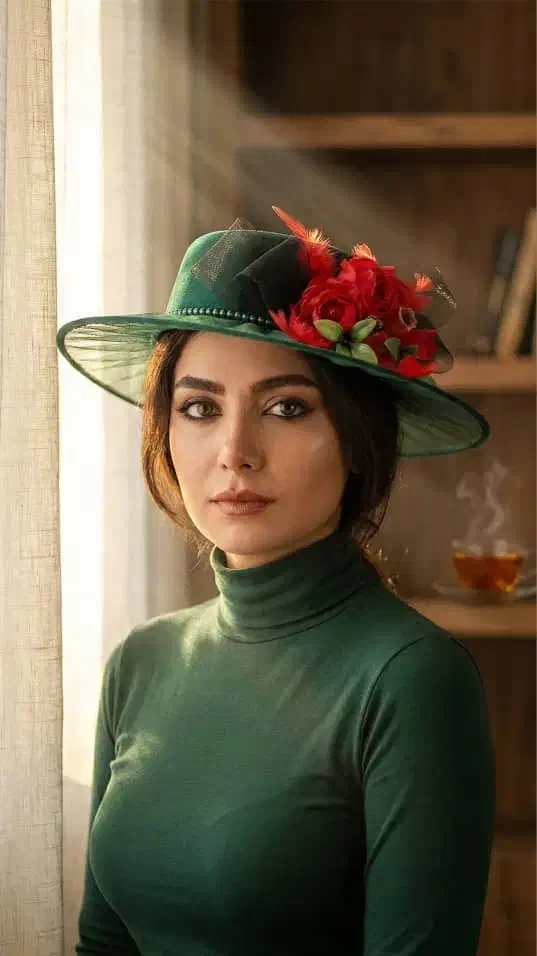 کلاه آیدا|لباس|قم, نخودی|دیوار