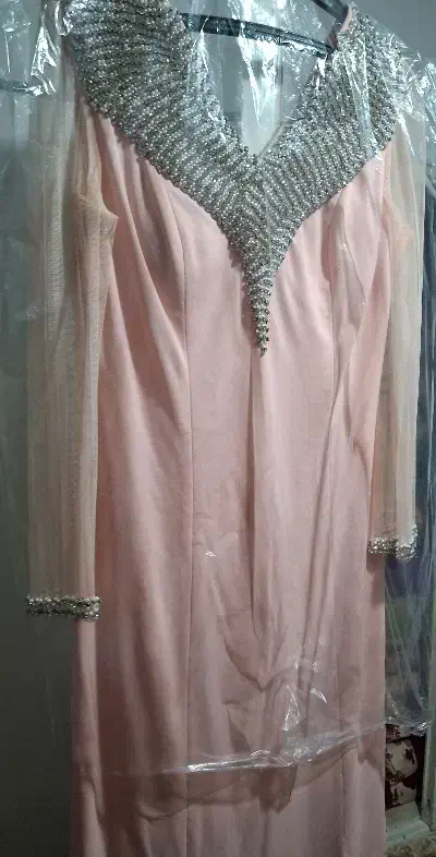 لباس مجلسی سنگدوزی وجواهر دوزی|لباس|خرمدره, |دیوار