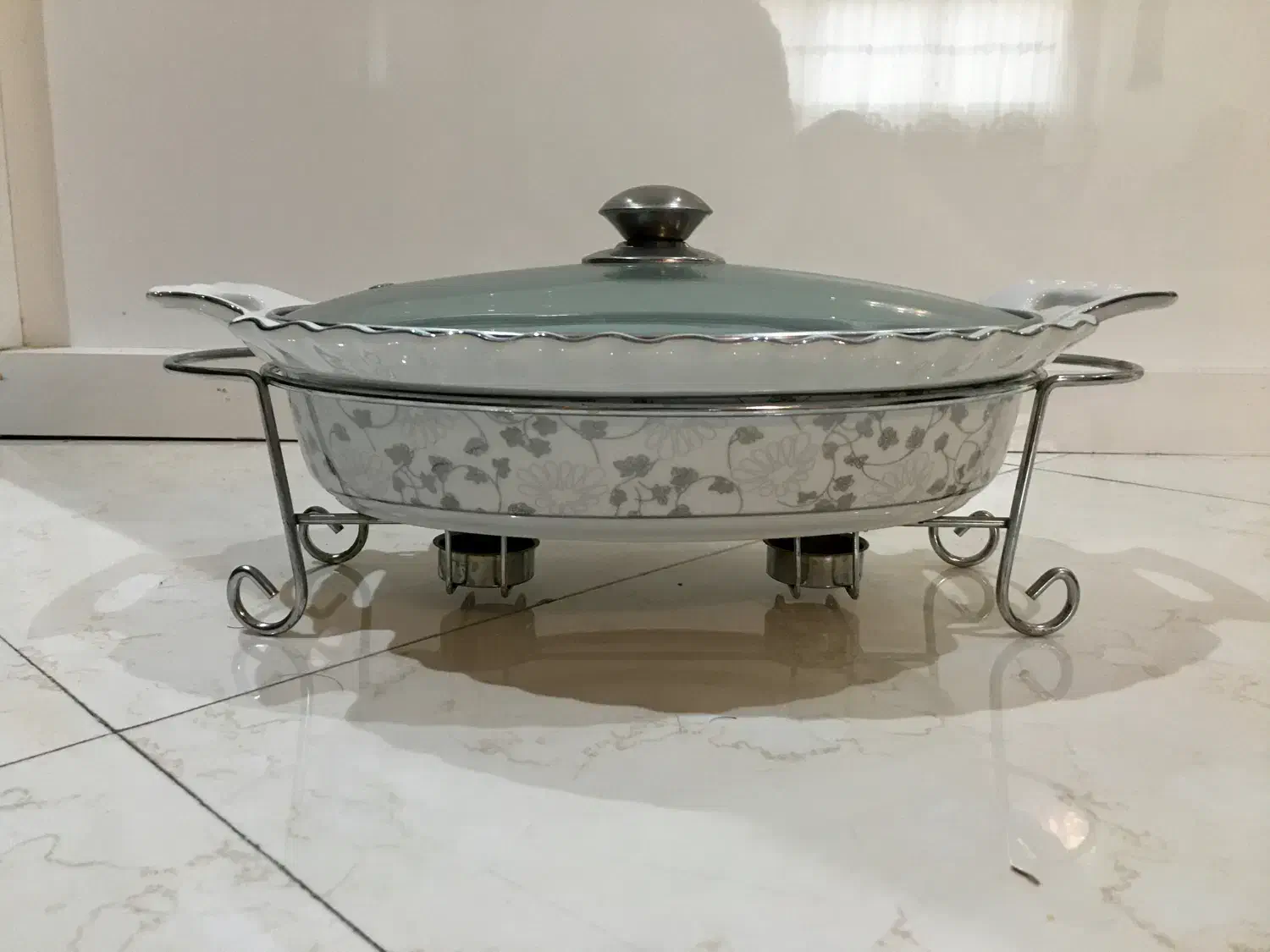 سوفله خوری وارمردار (با جعبه)|ظروف سرو و پذیرایی|اصفهان, کوی ولی عصر|دیوار