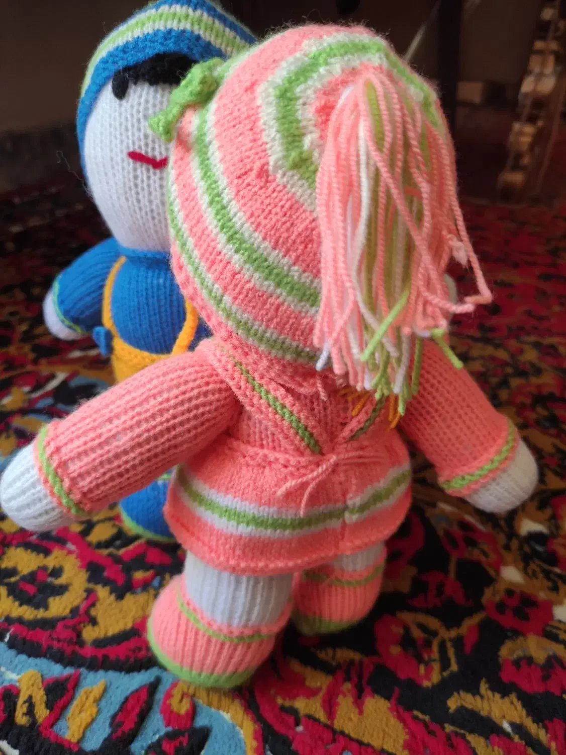 عروسک دست باف|اسباب‌بازی بچه|مبارکه, |دیوار