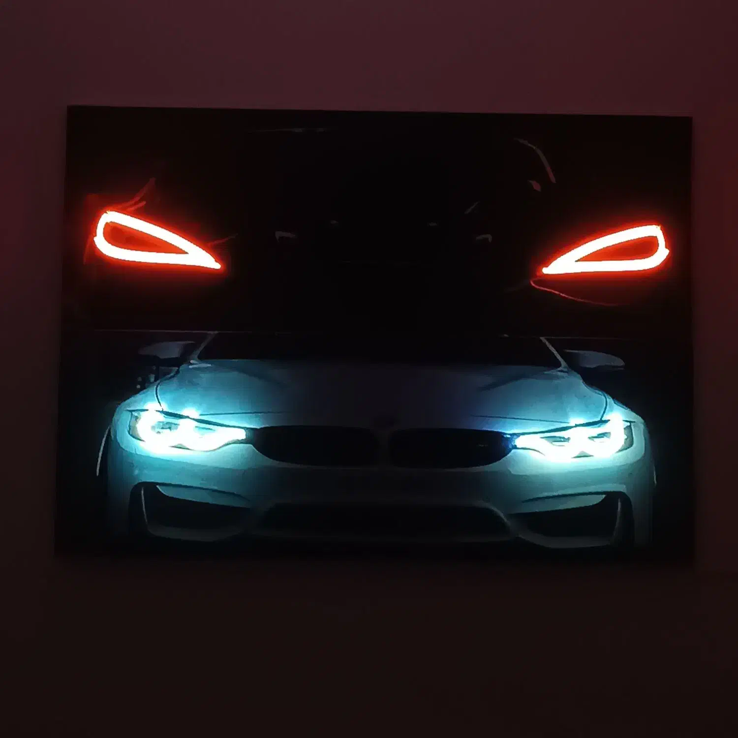 تابلو های نئونی طرح دلخواه شماونورپردازی،سقف ابری|ریسه و چراغ تزئینی|گناباد, |دیوار