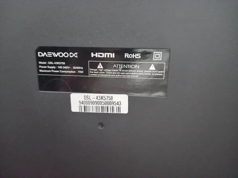 تلویزیون دوو|تلویزیون و پروژکتور|تهران, جوادیه|دیوار