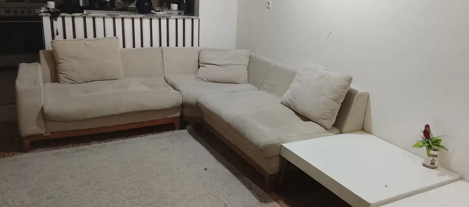 مبل ال هفت نفره|مبلمان خانگی و میز عسلی|باغ ملک, |دیوار