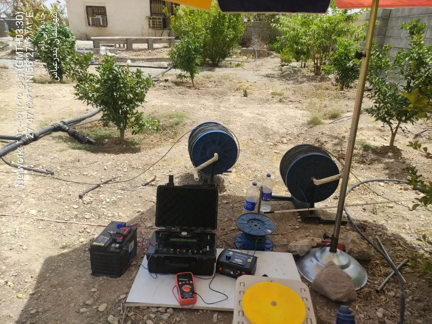 مطالعات ژیوفیزیک آب در زمین های کشاورزی|خدمات پیشه و مهارت|میناب, |دیوار