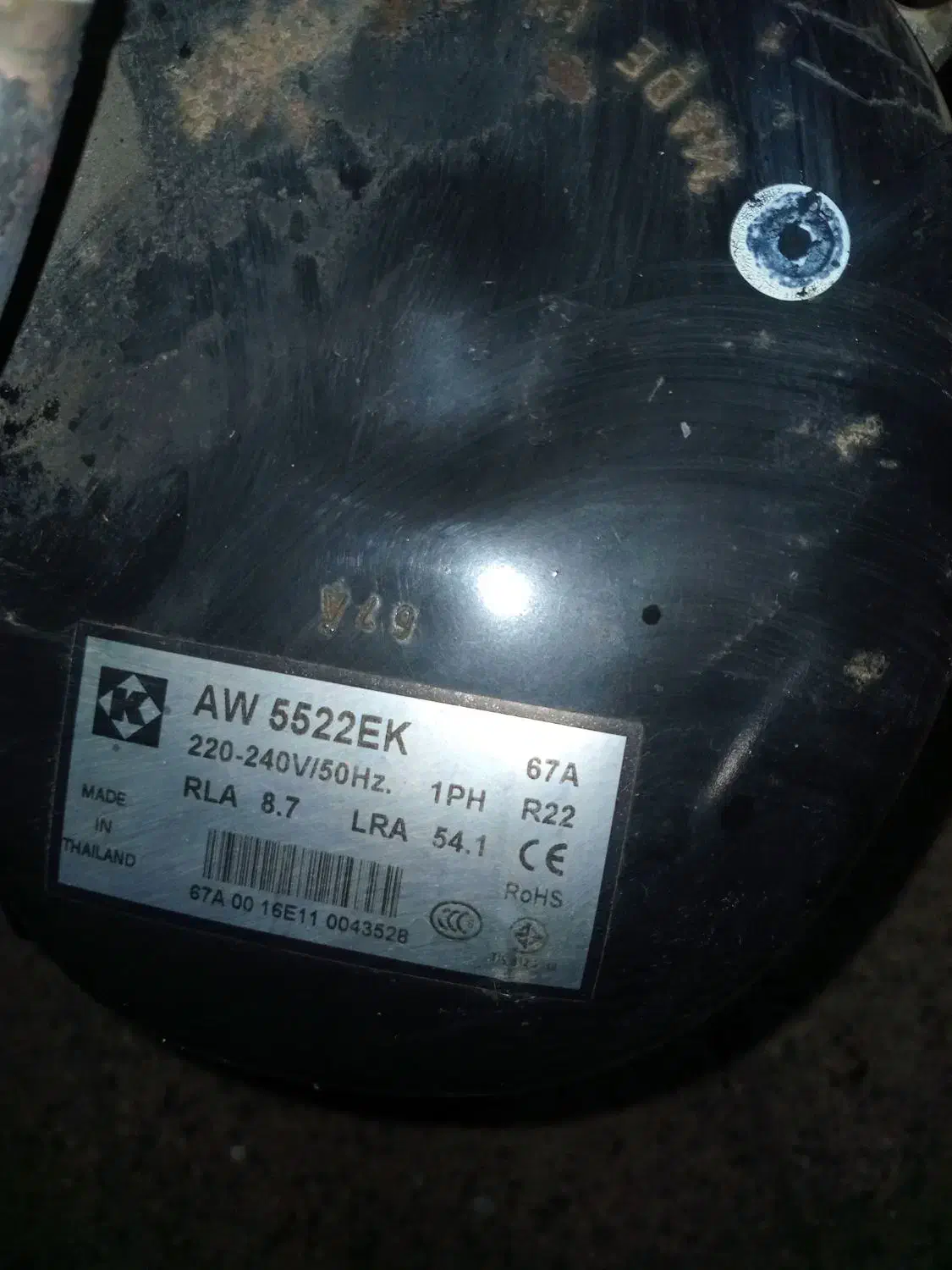 کمپرسور ۵۵۲۲|کولر گازی و فن‌کوئل|اندیمشک, |دیوار