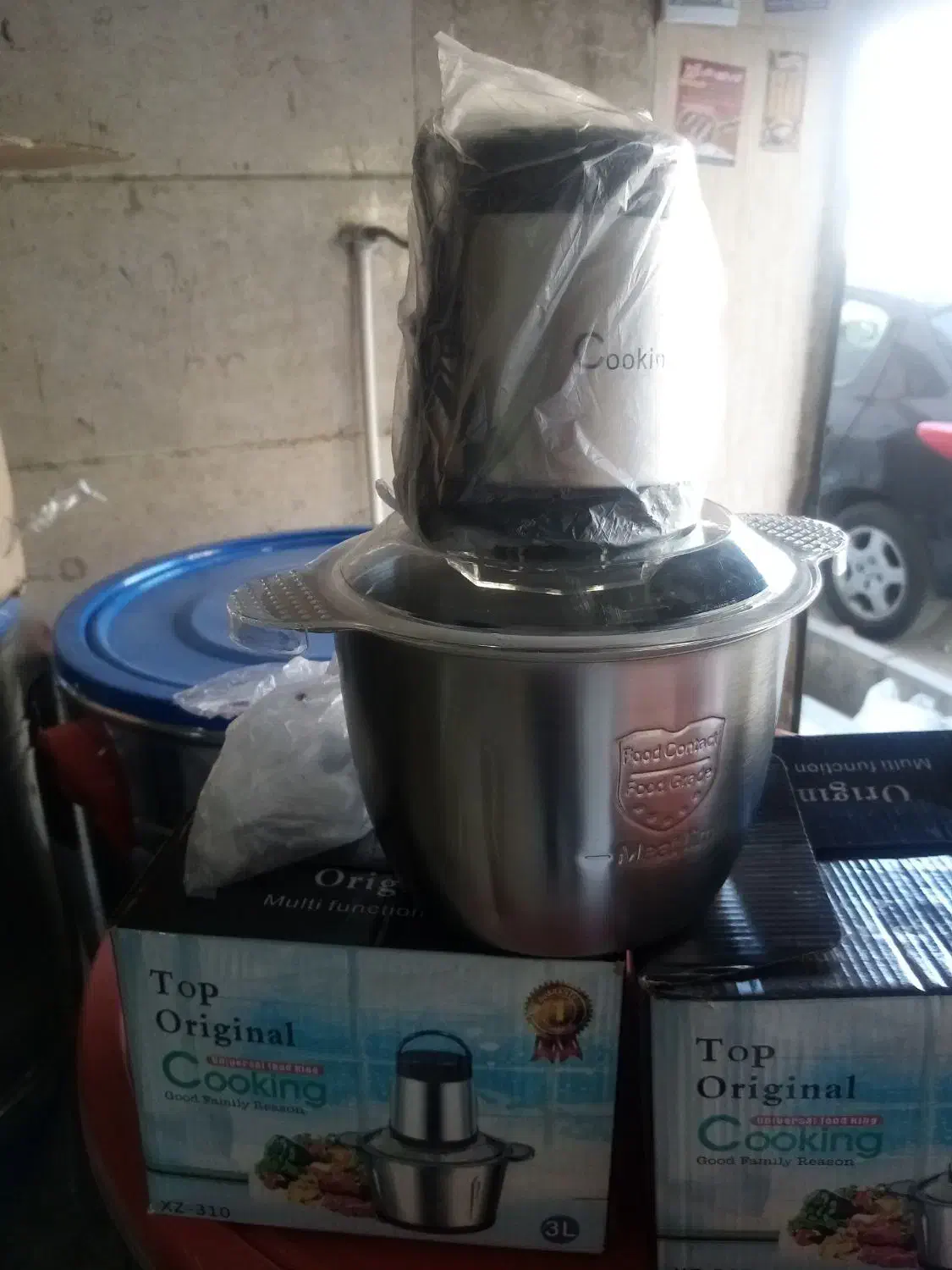 خرد کن غذاساز خردکن کوکینگ 3لیتری کاسه استیل|خردکن، آسیاب، غذاساز|تهران, دولتخواه جنوبی|دیوار