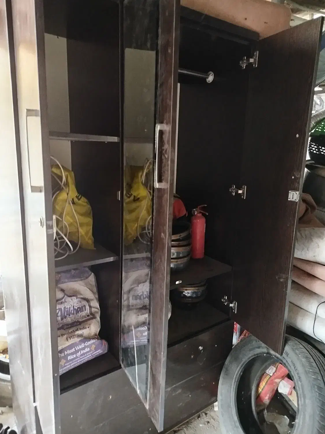 کمد لباس و جا کفشی|جاکفشی، کمد، دراور|مسجد سلیمان, |دیوار