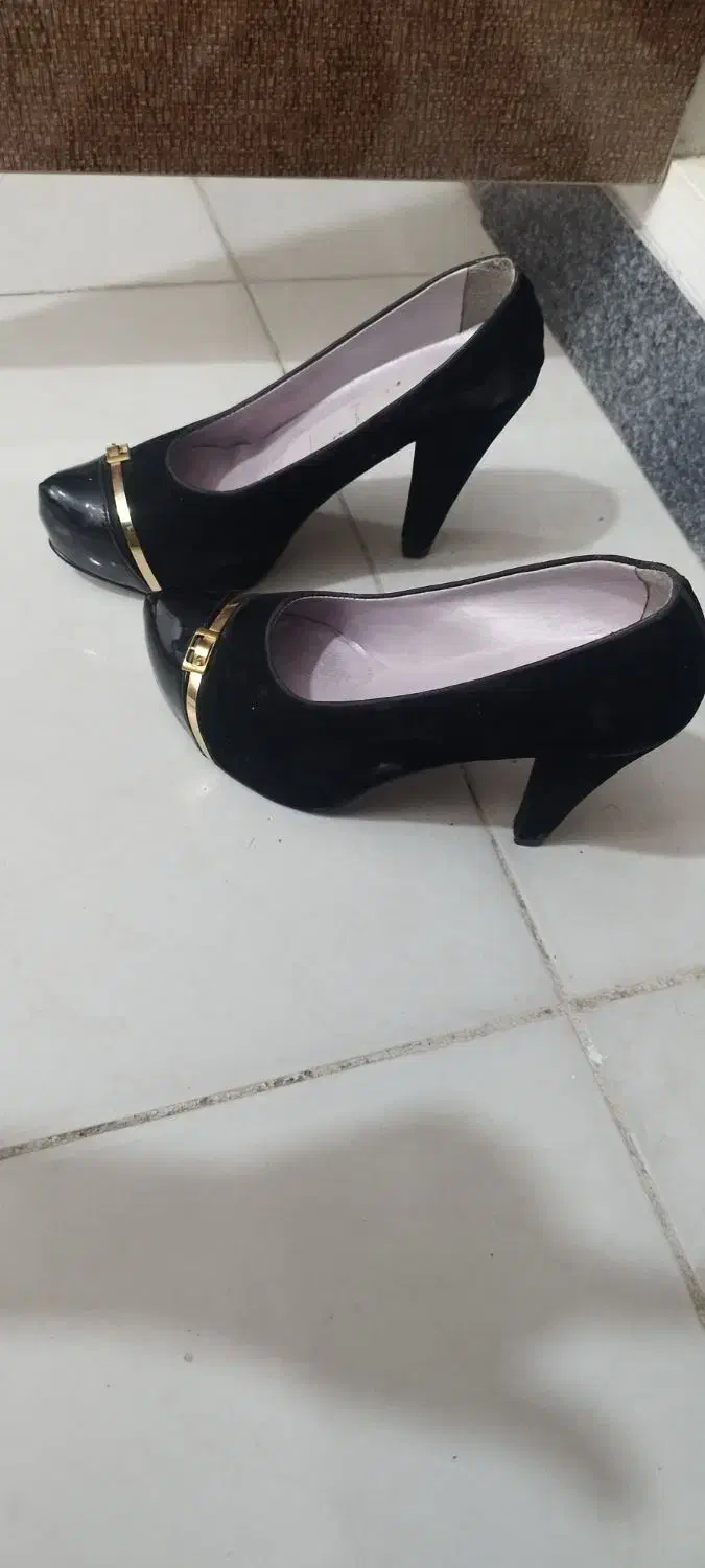 کفش مجلسی سایز ۳۹ و ۳۸|کیف، کفش، کمربند|زرند, |دیوار