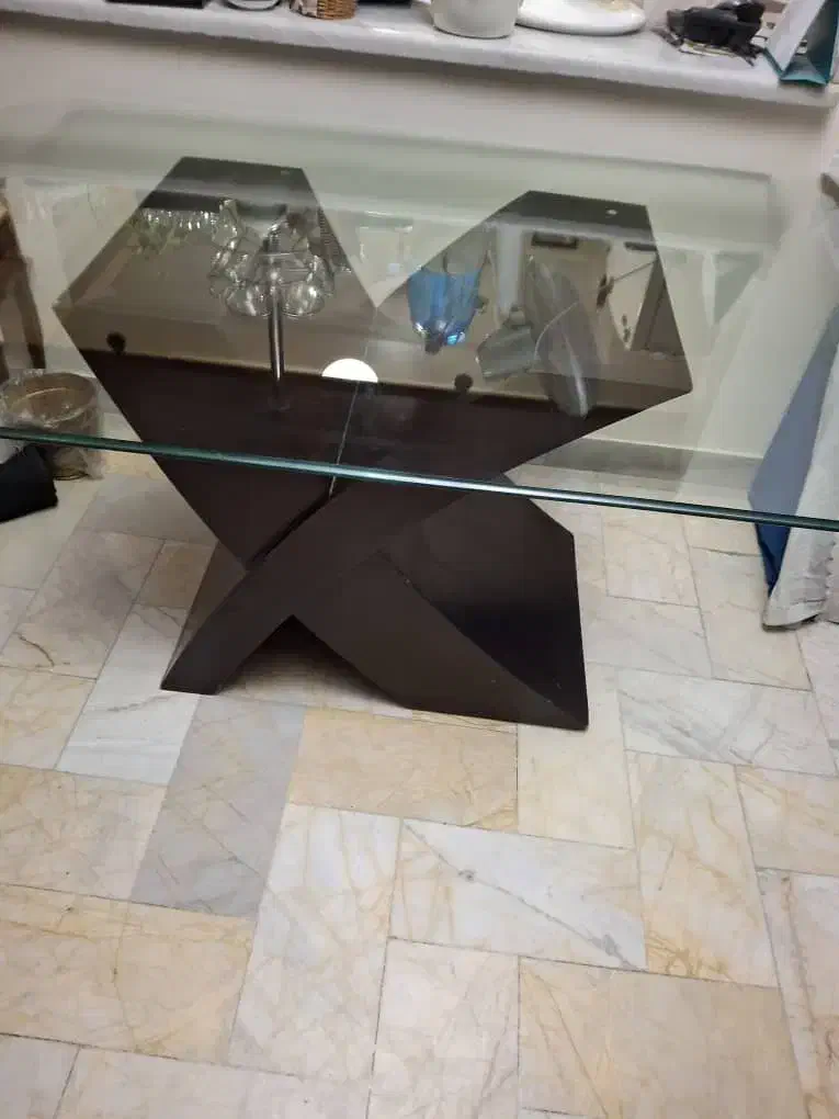 میز شیشهای 6نفره|میز و صندلی غذاخوری|تهران, زعفرانیه|دیوار