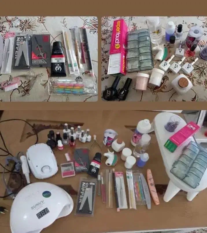 وسایل کاشت ناخن با بهترین برند|آرایشی، بهداشتی، درمانی|سنندج, |دیوار